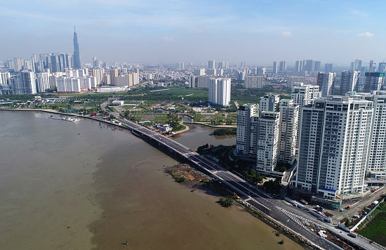 Cầu Thời Đại qua đảo Kim Cương